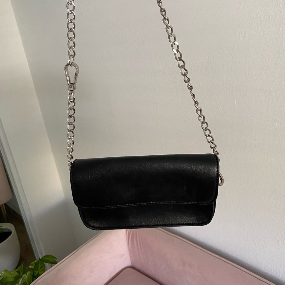 Black Chain Mini Purse